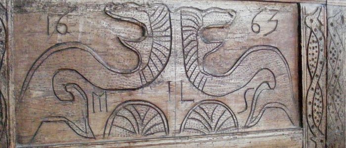 Choir stall carving, Irstead Church Choir stall carving, Irstead Church