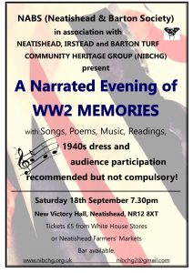 Poster advertising evening event