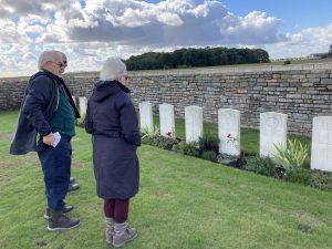 Gravestone of Thomas Preston in cemetery